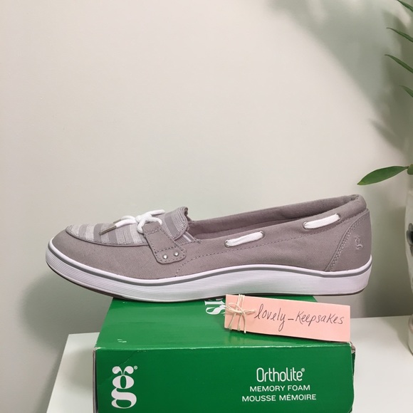 Grasshoppers Windham Gray Preppy Boat Shoes. Sz 9 - Picture 6 of 8